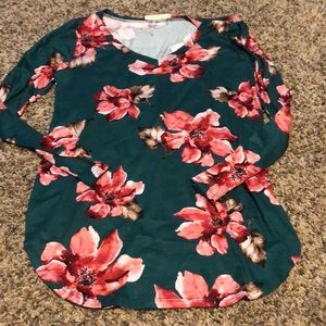 Floral long sleeve
